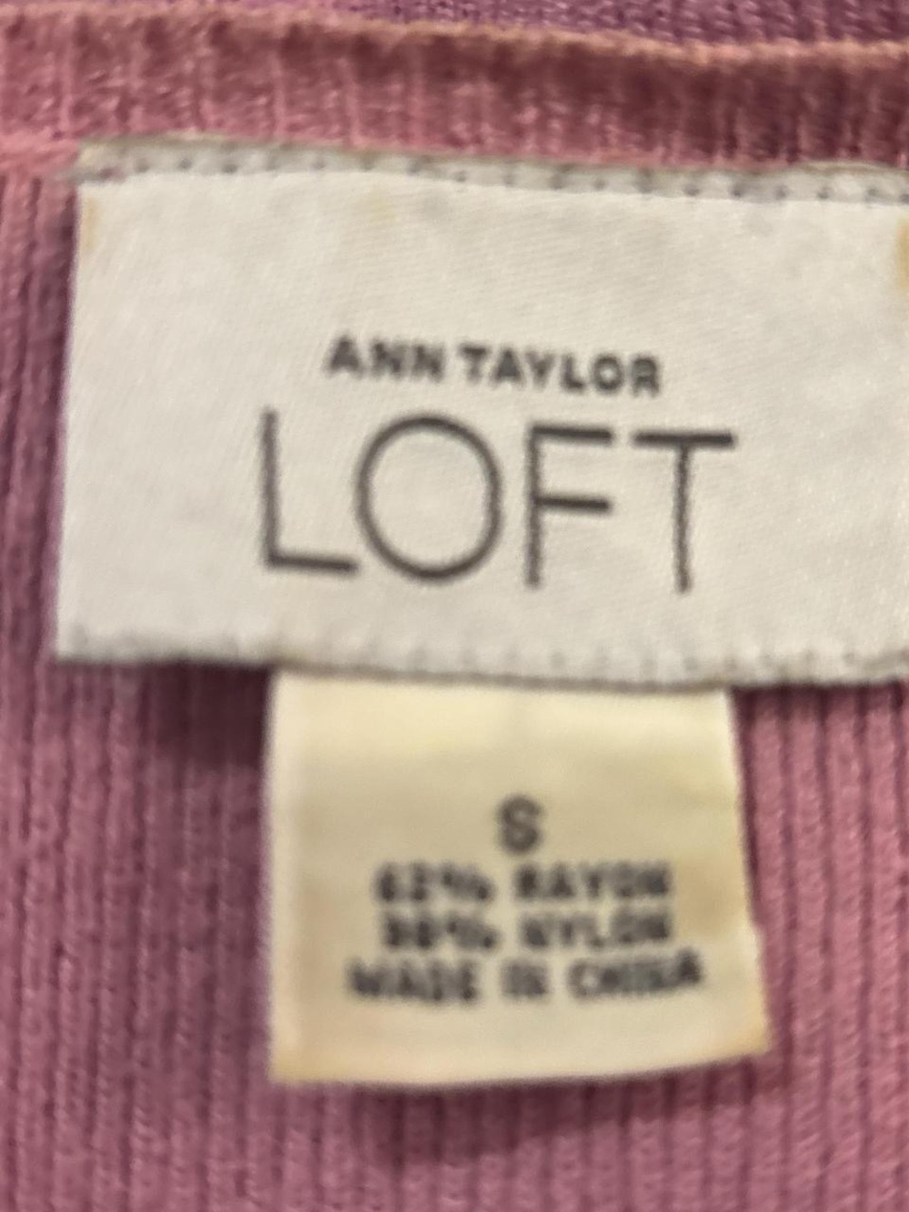 Vintage Y2k Preppy Coquette V Neck Lavender Long Sleeve Sweater - Picture 4 of 4